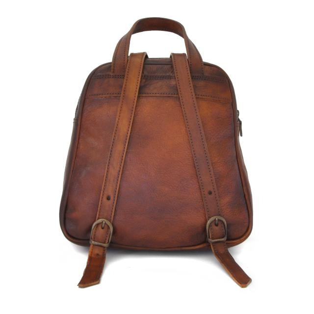 Pratesi Bruce Range Sirmione Leather Backpack in Black